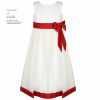 Visara Bow Dress in Red V340-10