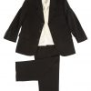 Vivaki 5 Piece Dobby Suit in Cream-65