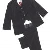 Vivaki 5 Piece Classic Suit in Black -88