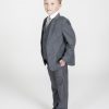 Vivaki 5 Piece Slim Fit Grey Suit 0/3m to 14 Years 