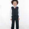 Vivaki 5 Piece Classic Suit in Black -867
