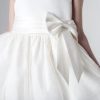Visara Bow Dress in Ivory V340-37
