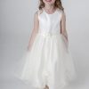 Visara Rose Dress In Ivory V349-0