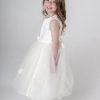 Visara Rose Dress In Ivory V349-195