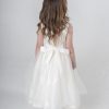 Visara Rose Dress In Ivory V349-193