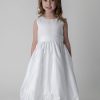 Visara Rosebud Dress In White W325-0