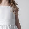 Visara Rosebud Dress In White W325-359