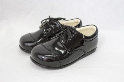 Boys Early Steps Royal Shoes in Black-0
