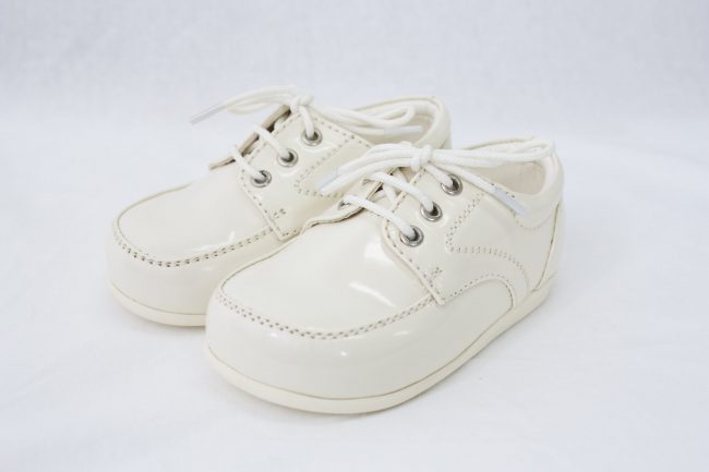 Boys Early Steps Royal Shoes in Cream-0