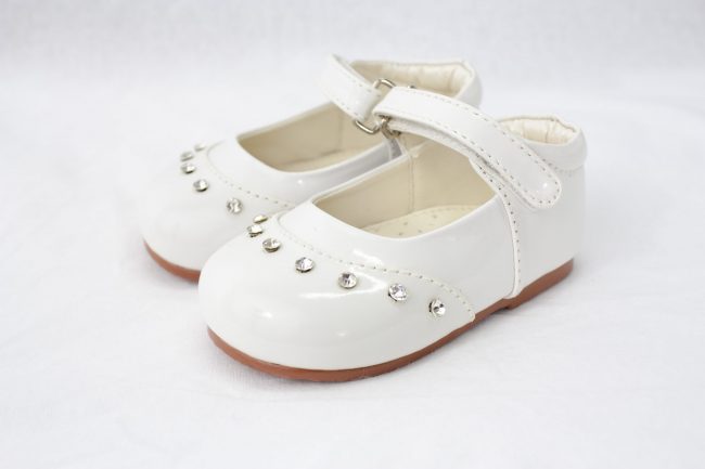 Girls Early Steps Fairy Shoes in White-0