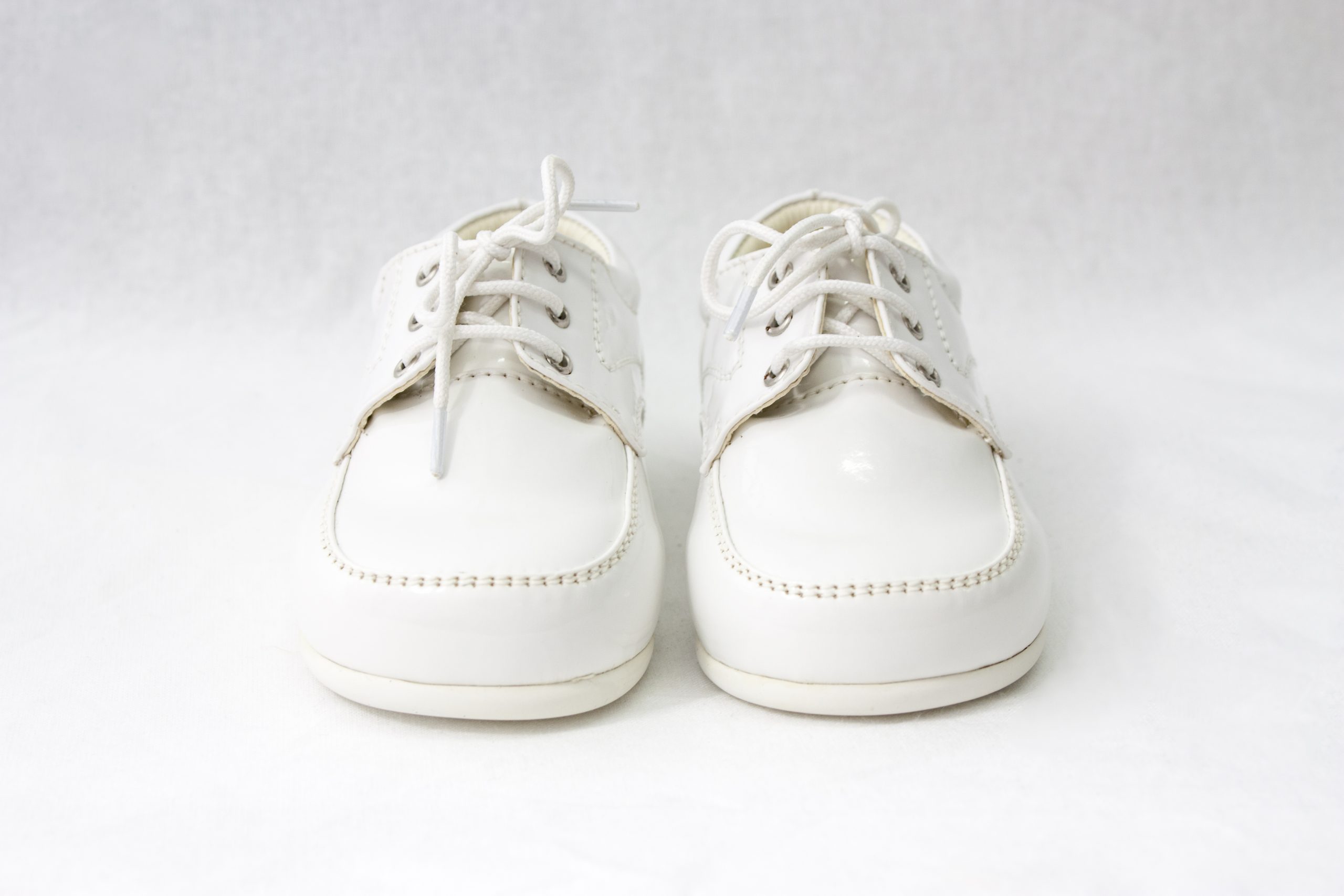 Boys Early Steps Royal Shoes in White | Little Giants Ltd