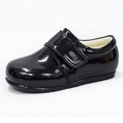 Boys Early Steps Prince Shoes in Black-0