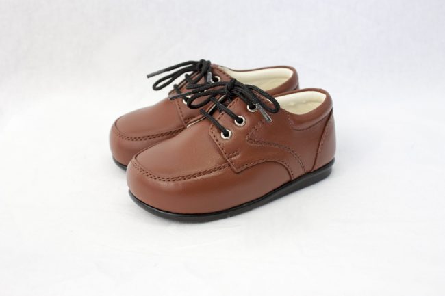 Boys Early Steps Royal Shoes in Brown-0