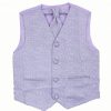 3PC Vivaki Swirl Waistcoat Set in Lilac-0