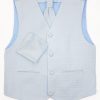 3PC Vivaki Diamond Waistcoat Set in Blue-1251