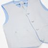 3PC Vivaki Diamond Waistcoat Set in Blue-1252