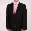 5 piece black/ pink dobby -1407