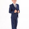 5 piece blue suit-0