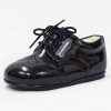 Boys Early Steps Brogue Black Patent-0