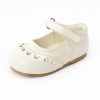 Girls Early Steps Patent Cream Fairy Shoe-0