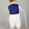 3 Piece Christening Suit Navy-1617