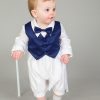 3 Piece Christening Suit Navy-0