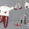 Girls 3Pc Tartan Set-0