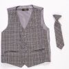 Check Waistcoat set-0