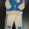 3pc Girls glitter jogging set-0