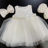 Girls Ivory Dress-0