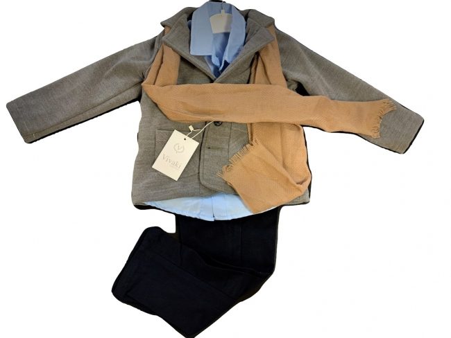 Boys 5pc Blazer Smart Casual Wear-1784