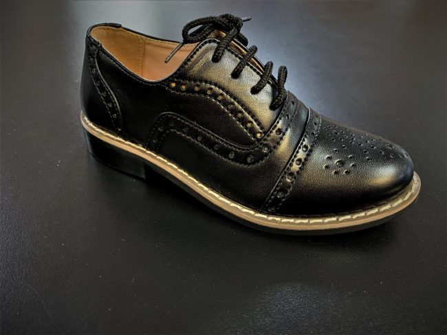 Oxford Boys Shoes Black-0