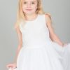 Girls White Communion Dress-1684