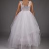 Girls White Communion Dress-1748