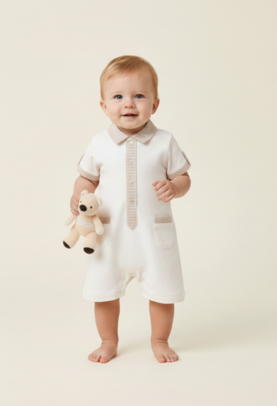 481629 BABY ROMPER BEIGE
