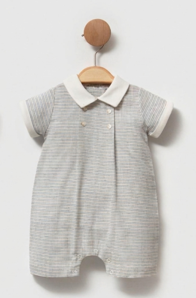 481630 BABY BOYS ROMPER BLUE
