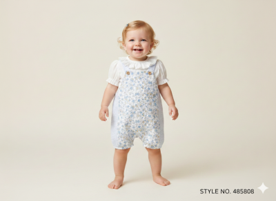 485808 BABY GIRLS ROMPER