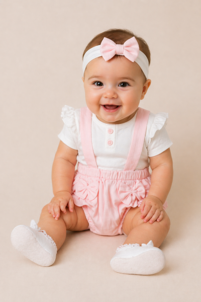 V2602 BABY GIRLS ROMPER
