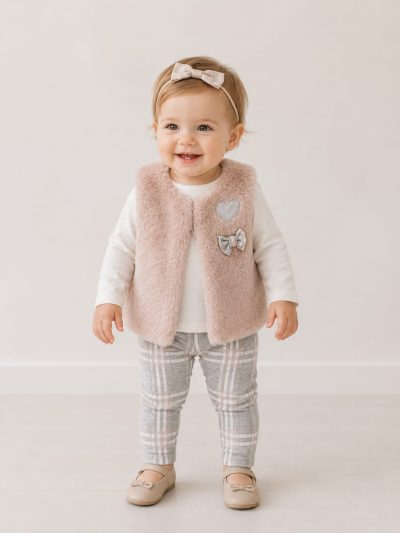 5168 BABY GIRLS 3PC SET PINK