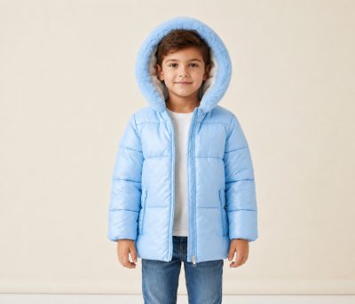 8456 BABY BOYS COATS BLUE