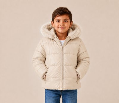 8456 BABY BOYS COAT BEIGE